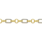 Gabriel & Co. 14k Two Tone Gold Hampton Diamond Tennis Bracelet - TB2498M44JJ photo 2