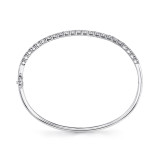 Shy Creation 14k White Gold Bangle Bracelet - SC55004962ZS photo 3