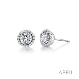 Lafonn April Birthstone Earrings - BE001DAP00 photo