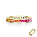 Lafonn Rainbow Eternity Band - R0453MUG05 photo