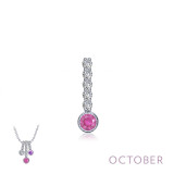 Lafonn October Birthstone Love Pendant - BP003TMP00 photo