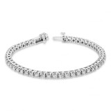 Louis Creations 14k White Gold Diamond Bracelet - BB45K photo