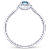 Gabriel & Co. 14k White Gold Lusso Color Diamond Ring - LR51264W45BT photo 2