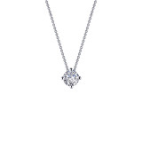 Lafonn 0.85 CTW Solitaire Necklace - N0173CLP20 photo