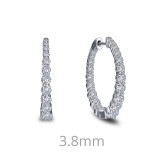 Lafonn 2.62 CTW Hoop Earrings - E0433CLP00 photo