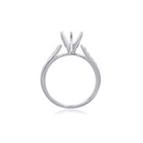 Roman & Jules 14k White Gold Straight Engagement Ring - KR1387W photo 3