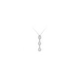 Roman & Jules 18k White Gold Pearl Pendant - KP1553WPRL-18K photo