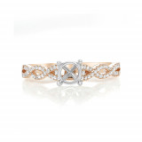 Roman & Jules 14k Two-Tone Diamond Engagement Ring - ur1491r photo