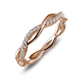 Lafonn 0.52 CTW Twist Wedding Band - R0211CLR05 photo