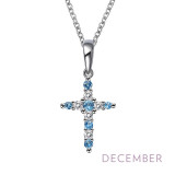 Lafonn December Birthstone Necklace - BP001BTP20 photo