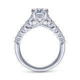 Gabriel & Co. 14k White Gold Contemporary Straight Engagement Ring - ER11757E6W44JJ photo 2