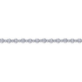 Gabriel & Co. 14k White Gold Lusso Diamond Tennis Bracelet - TB4217W45JJ photo 2