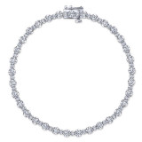 Gabriel & Co. 14k White Gold Lusso Diamond Tennis Bracelet - TB4217W45JJ photo