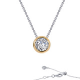 Lafonn Solitaire Slider Necklace - N0130CLT18 photo