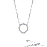 Lafonn 0.63 CTW Open Circle Necklace - N0188CLP20 photo