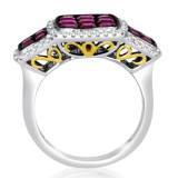 Roman & Jules Two Tone 14k Gold Ruby Ring - 1029-2 photo 2