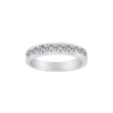 Roman & Jules 14k White Gold Anniversary Wedding Band - KR2485W-WB-A photo