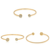 Roman & Jules 14k Yellow Gold Bangles - GB2533-1 photo