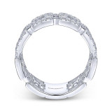 Gabriel & Co. 14k White Gold Lusso Diamond Ring - LR51551W44JJ photo 2