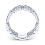 Gabriel & Co. 14k White Gold Lusso Diamond Ring - LR51551W44JJ photo 2