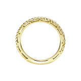Gabriel & Co. 14k Yellow Gold Twisted Rope Stackable Ring photo 2