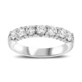 Louis Creations 14k White Gold Anniversary Wedding Band - CR212-100 photo