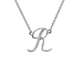 Lafonn Letter R Pendant Necklace - 9N074CLP18 photo