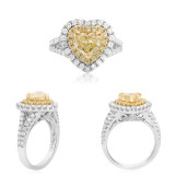 Roman & Jules Two Tone 18k Gold Diamond Ring - 1123-2 photo 4