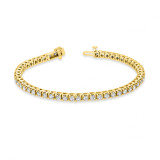 Louis Creations 14k Gold Diamond Bracelet - BB44K-YG photo