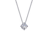 Lafonn 1.25 CTW Solitaire Necklace - N0174CLP20 photo