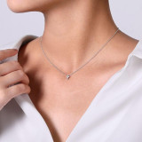 Gabriel & Co. 14k White Gold Faith Diamond Necklace - NK1370W45JJ photo 3