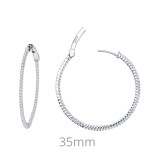 Lafonn 1.36 CTW Hoop Earrings - E3003CLP00 photo