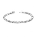 Louis Creations 14k White Gold Diamond Bracelet - BB44K photo