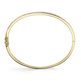 Shy Creation 14k Yellow Gold Bangle Bracelet - SC55002256ZS photo 3