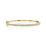 Shy Creation 14k Yellow Gold Bangle Bracelet - SC55002256ZS photo