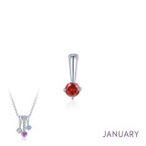 Lafonn January Birthstone Love Pendant - BP005GNP00 photo