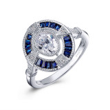 Lafonn Vintage Inspired Engagement Ring - R0395CSP05 photo