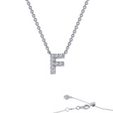 Lafonn Letter F Pendant Necklace - 9N086CLP20 photo