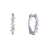 Lafonn 0.74 CTW Huggie Hoop Earrings - E0383CLP00 photo