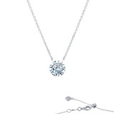 Lafonn Frameless Solitaire Necklace - N0076CLP18 photo