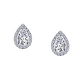 Lafonn 1.16 CTW Halo Stud Earrings - E0330CLP00 photo