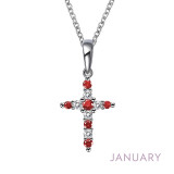 Lafonn January Birthstone Necklace - BP001GNP20 photo