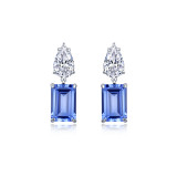 Lafonn Platinum Fancy Drop Earrings - E0524CTP00 photo