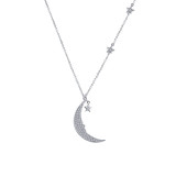 Lafonn Moon & Star Necklace - 9N079CLP18 photo