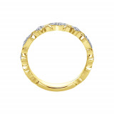 Gabriel & Co. 14k Yellow Gold Diamond Stackable Ladies' Ring photo 2