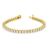 Louis Creations 14k Gold Diamond Bracelet - BB46K-YG photo