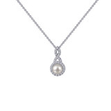 Lafonn Cultured Freshwater Pearl Necklace - P0147CLP18 photo