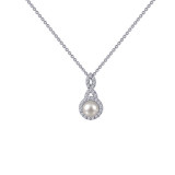 Lafonn Cultured Freshwater Pearl Necklace - P0147CLP18 photo