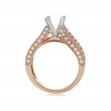 Roman & Jules 14k Rose Gold Diamond Engagement Ring - kr319r photo 3