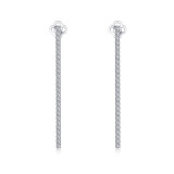 Lafonn Linear Drop Earrings - E0450CLP00 photo